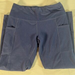 Apana Blue Activewear Leggings. Size medium